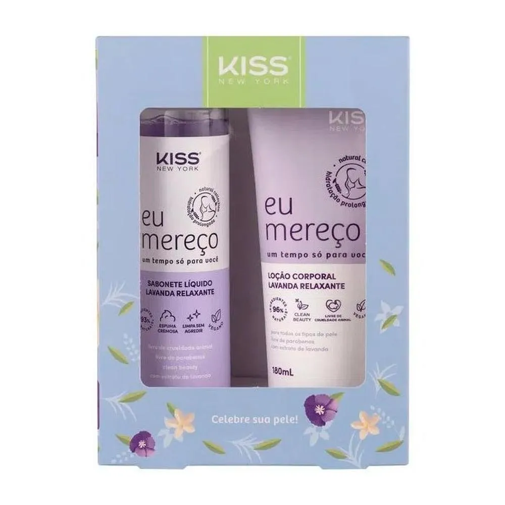KIT CORPORAL KISS NY LAVANDA SABONETE LíQUIDO 250ML + LOçãO 180ML