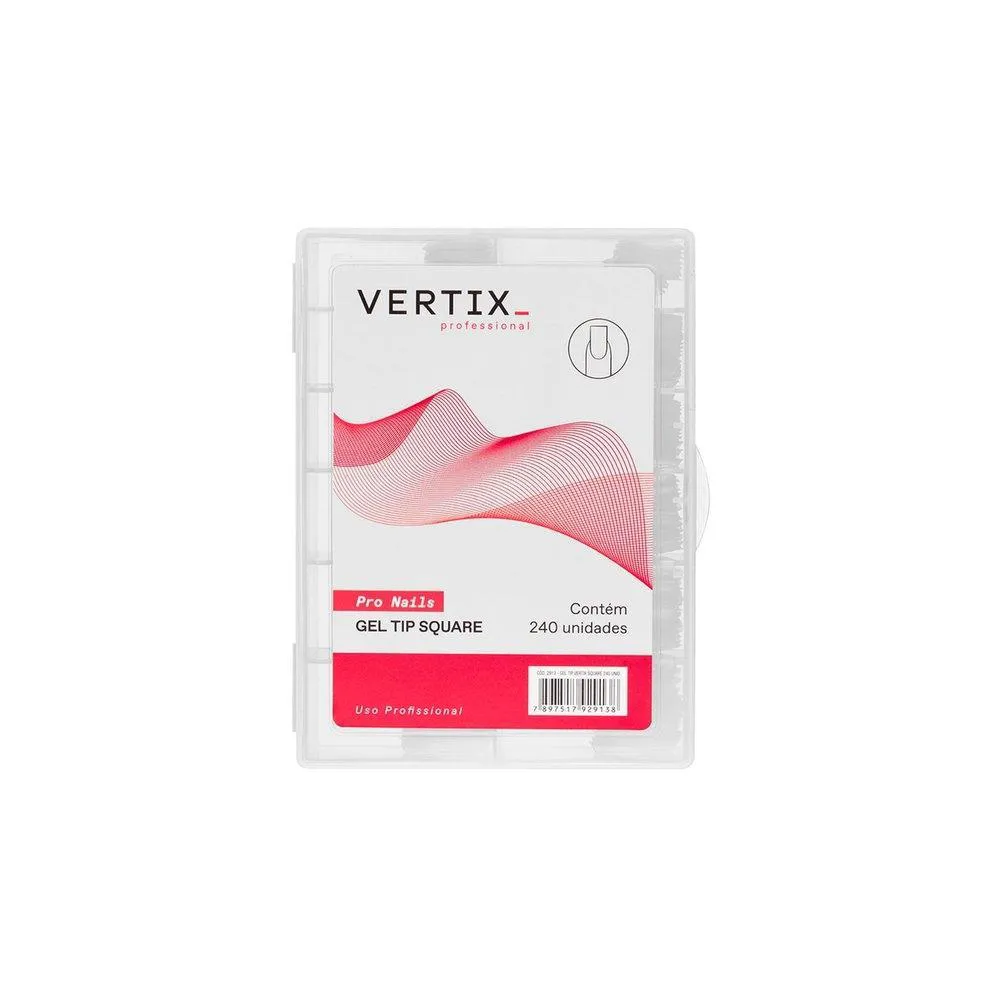 GEL TIP VERTIX SQUARE C/240 REF 2913
