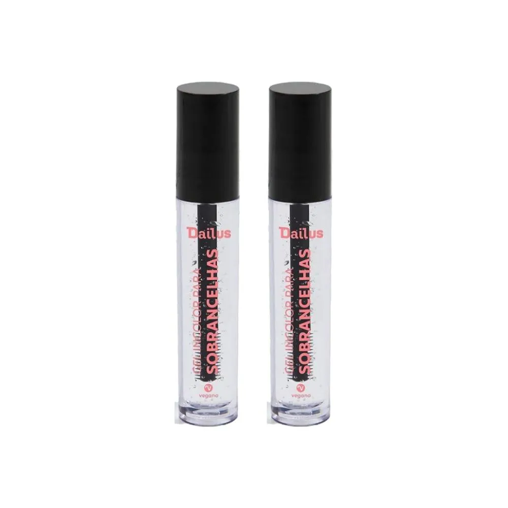Kit Máscara Sobrancelha Dailus Gel Incolor (2 unidades)