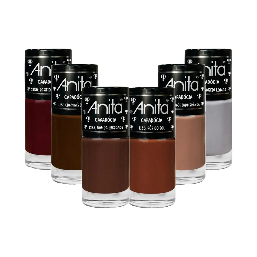 Kit Esmalte Anita Capadócia (6 produtos)