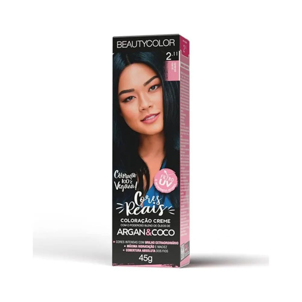 Tintura Beauty Color 2.11 Preto Azulado