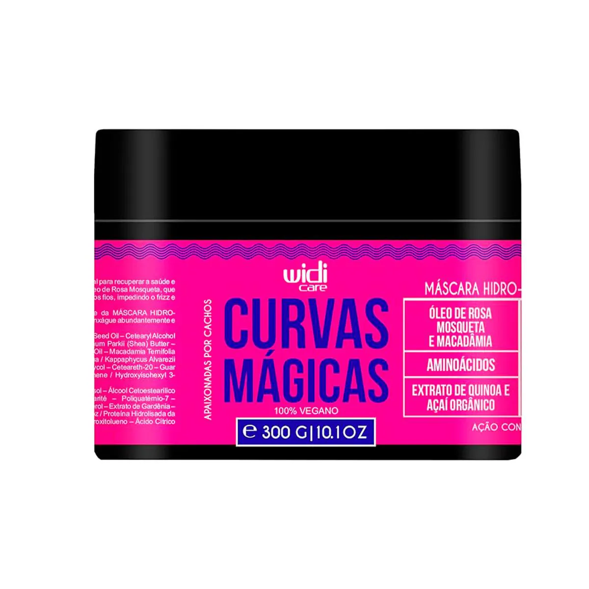 Curvas Mágicas Máscara Hidro-Reconstrutora Condicionante  300g - Widi Care