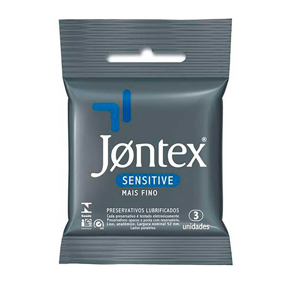 Camisinha Jontex Sensitive 3 unidades