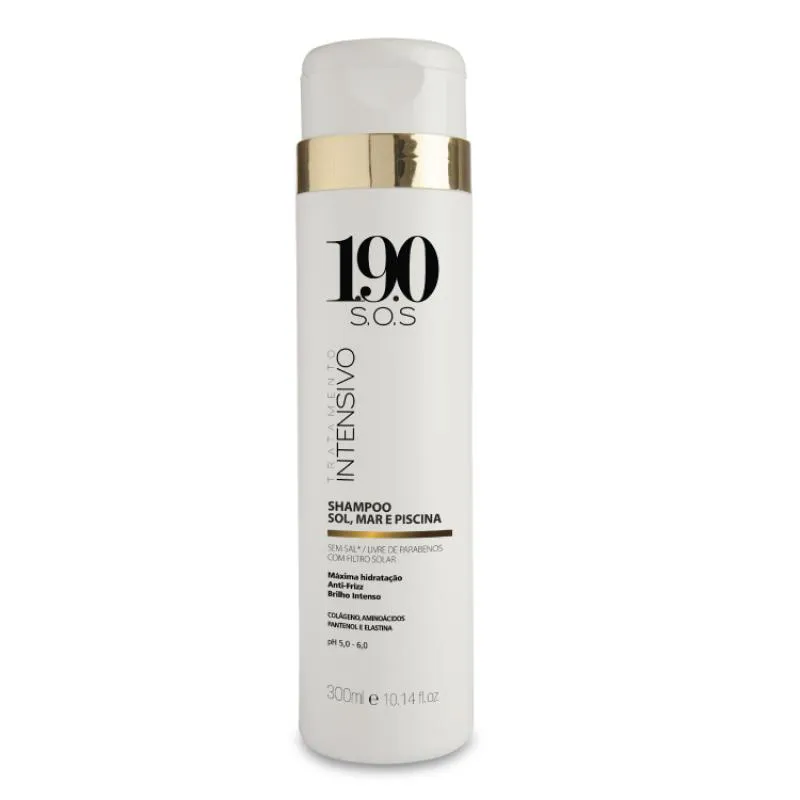 Shampoo Sol Mar e Piscina 190 Terapia Capilar Peel Line 300ml