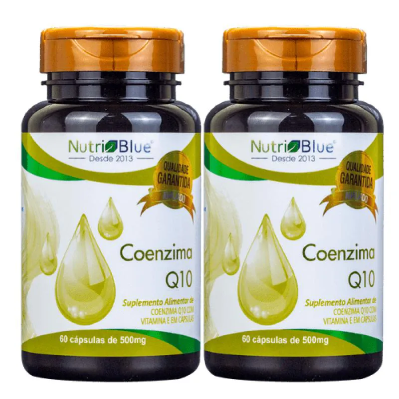 2 Frascos - Coenzima Q10 Nutriblue
