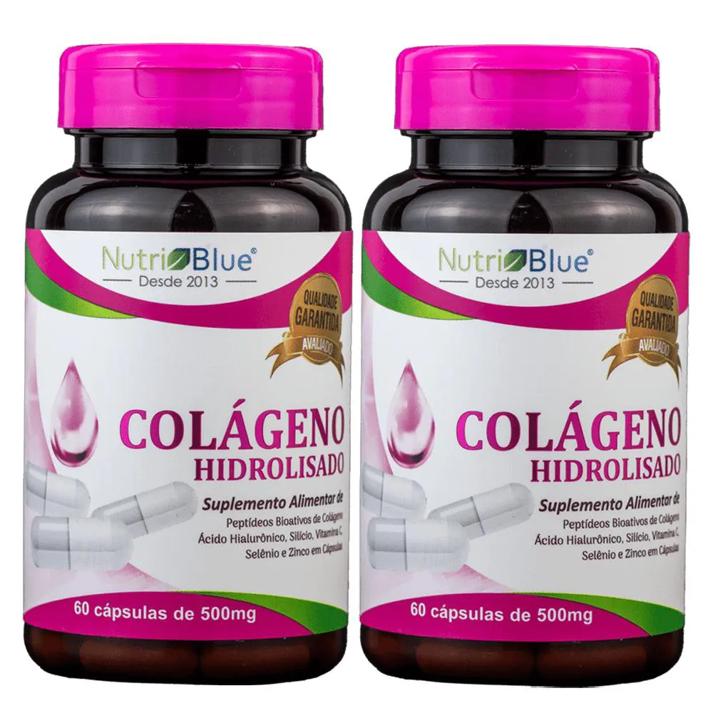 2 Frascos - Colágeno Hidrolisado Nutriblue