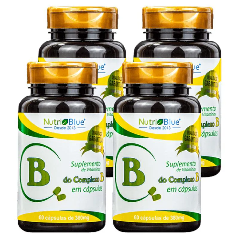 4 Frascos - Complexo B Nutriblue