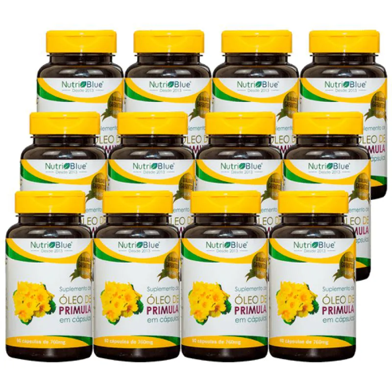 12 Frascos -  Óleo de Prímula Nutriblue