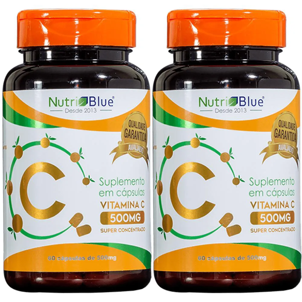 2 Frascos - Vitamina "C" Super Concentrado Nutriblue