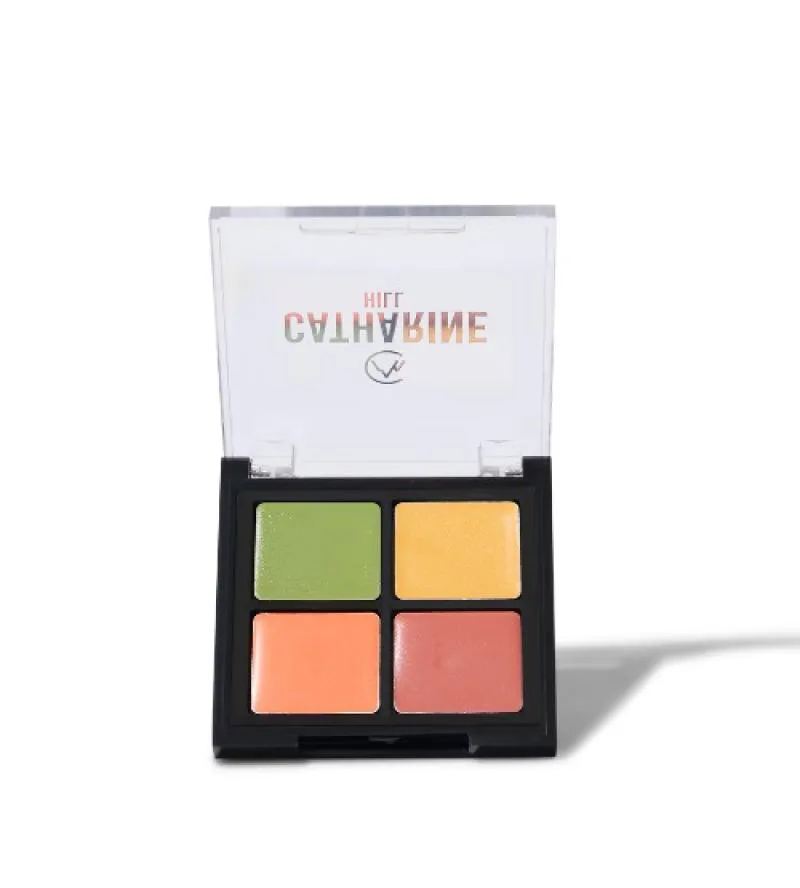 Kit Corretivo Cremoso Camuflagem Cores Claras, Escuras e Coloridas - Catharine Hill Colorido Pele Clara