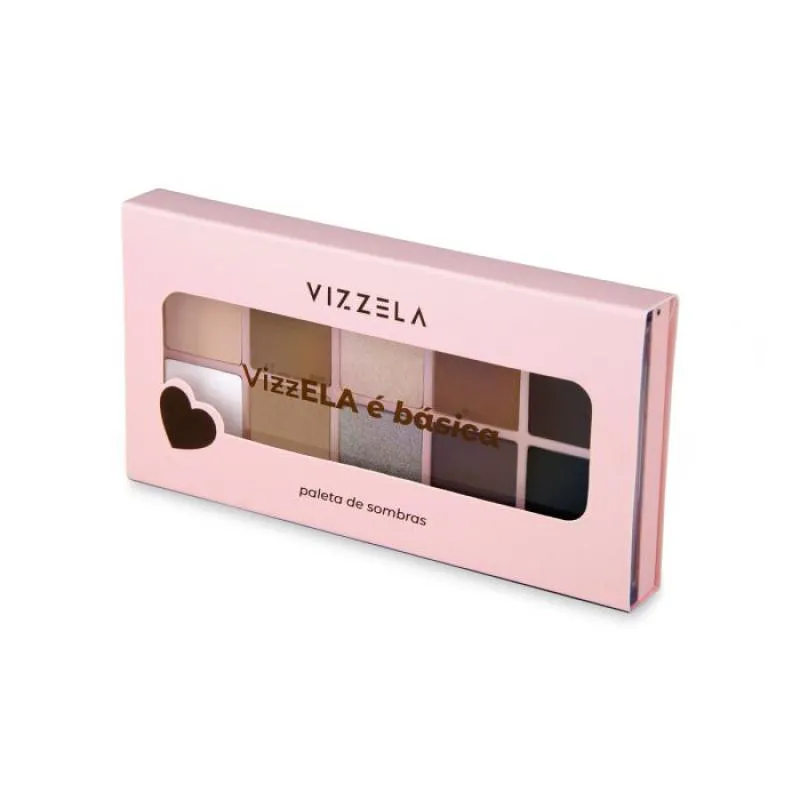 Paleta de Sombras Ela é Básica - Vizzela
