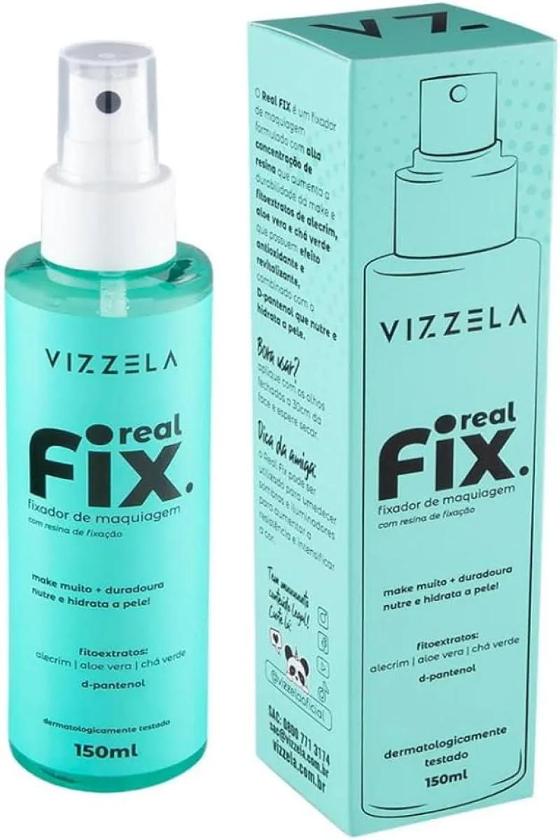 Fixador de Maquiagem Real Fix - Vizzela