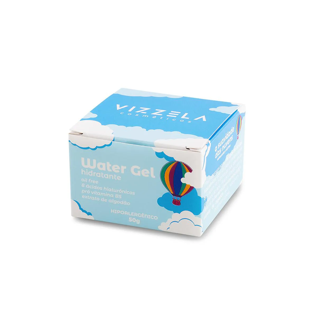 Hidratante Facial Water Gel - Nas Nuvens - Oil Free Vizzela