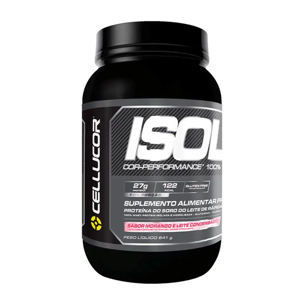 Whey Protein Hydro Isolate 841g Morango e Leite Condensado Cellucor