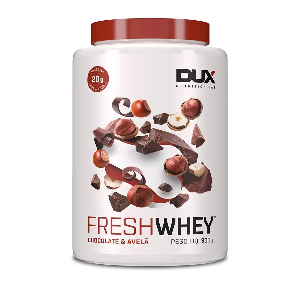 FRESH WHEY 900G - CHOCOLATE E AVELÃ