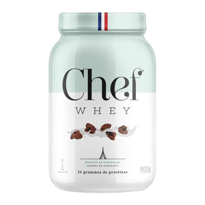CHEF WHEY 907G BISCUIT AU CHOCOLAT (COOKIES)