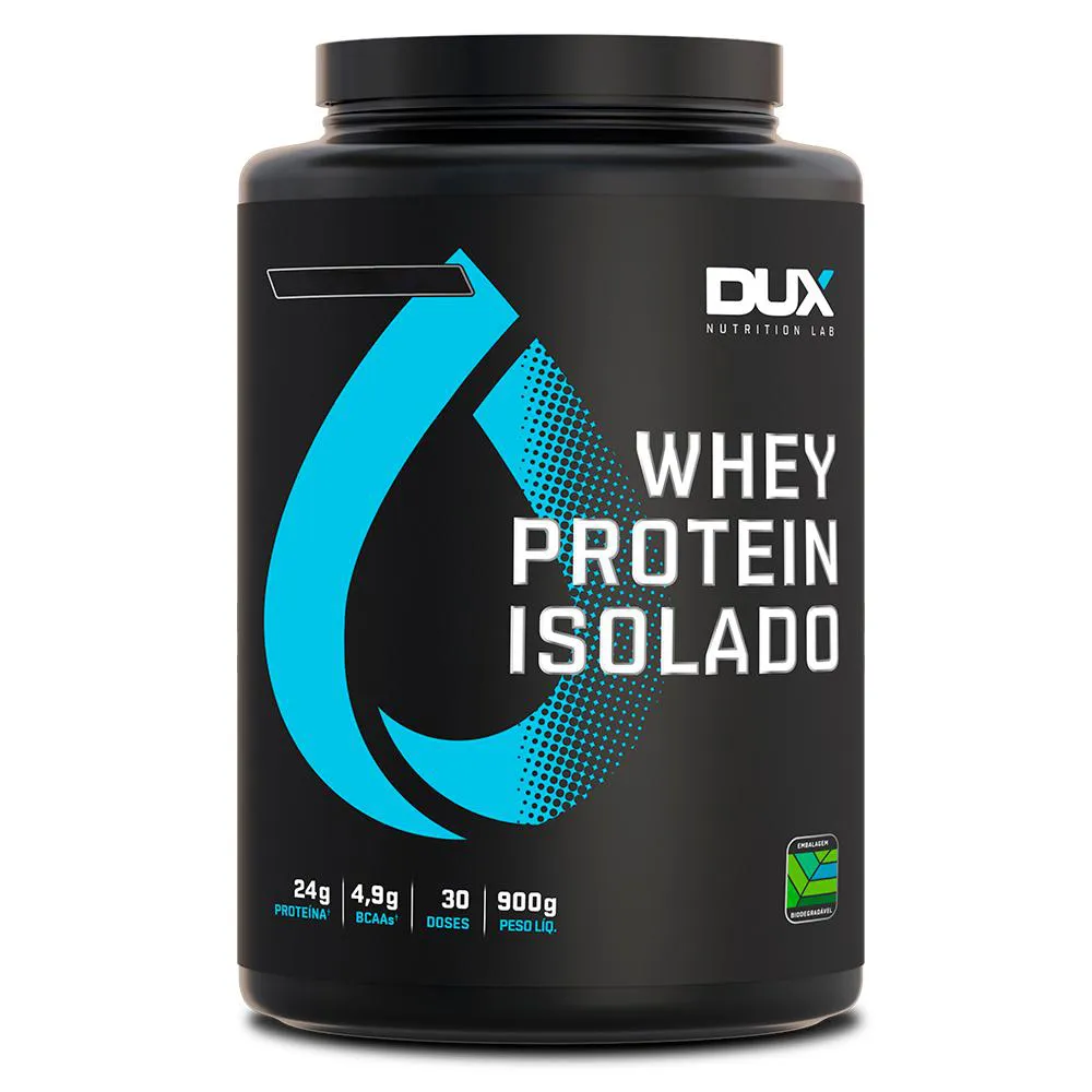 WHEY PROTEIN ISOLADO DUX NUTRITION POTE 900G DOCE DE LEITE