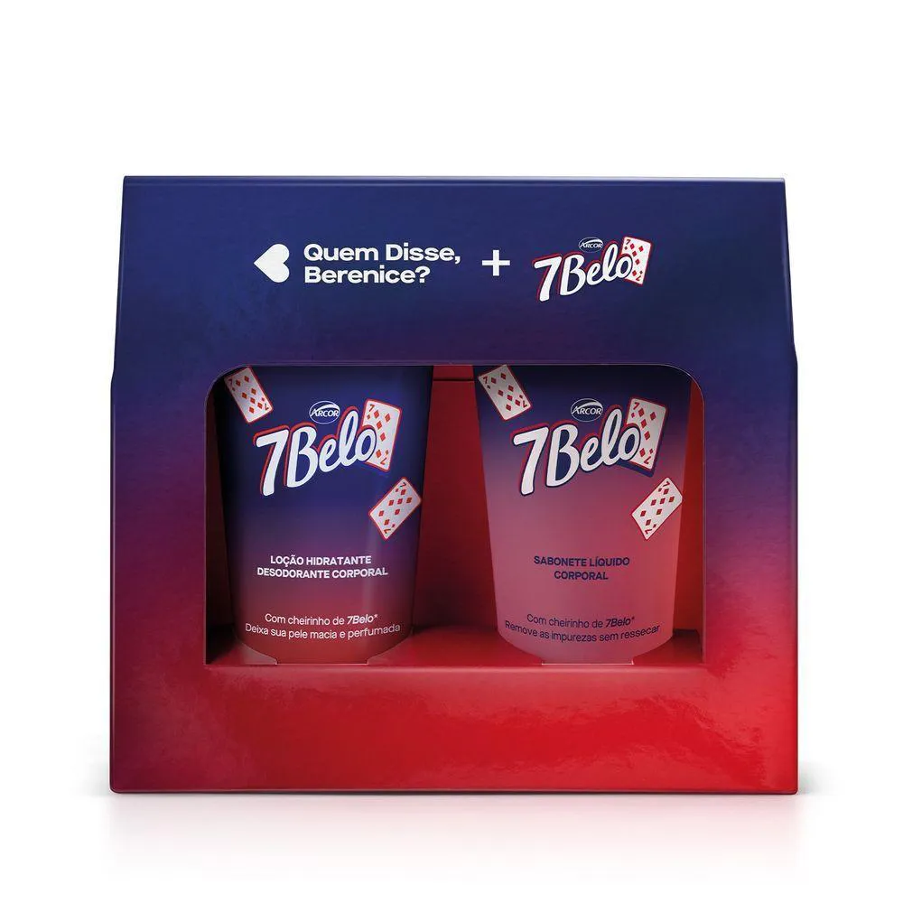 Qdb 7belo Kit: Sabonete Líquido 100ml + Loção Corporal 100ml