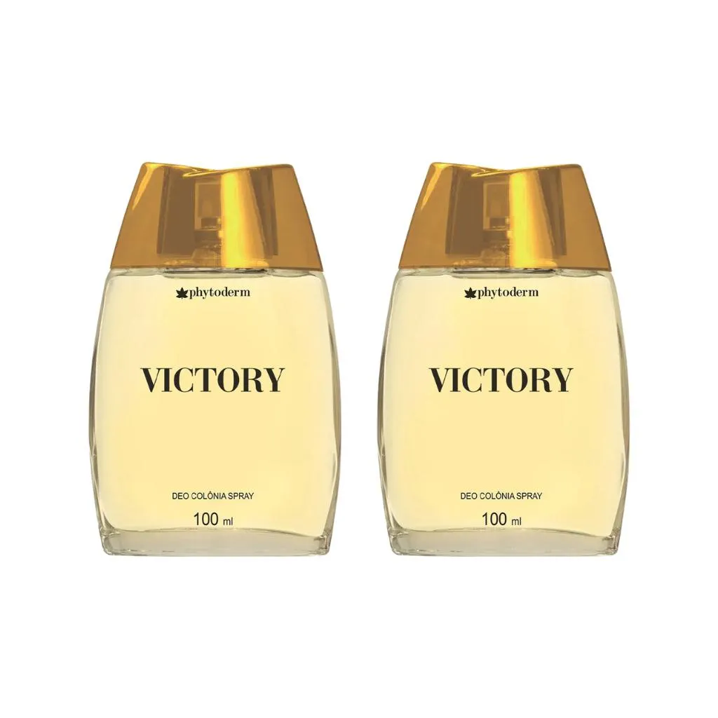 Colonia Phytoderm 100ml Masc Victory - Kit C/ 2un