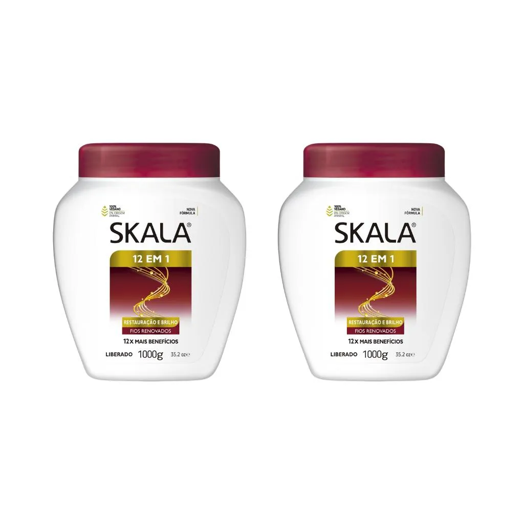 Creme Skala 1kg 12 em 1-Kit C/2un