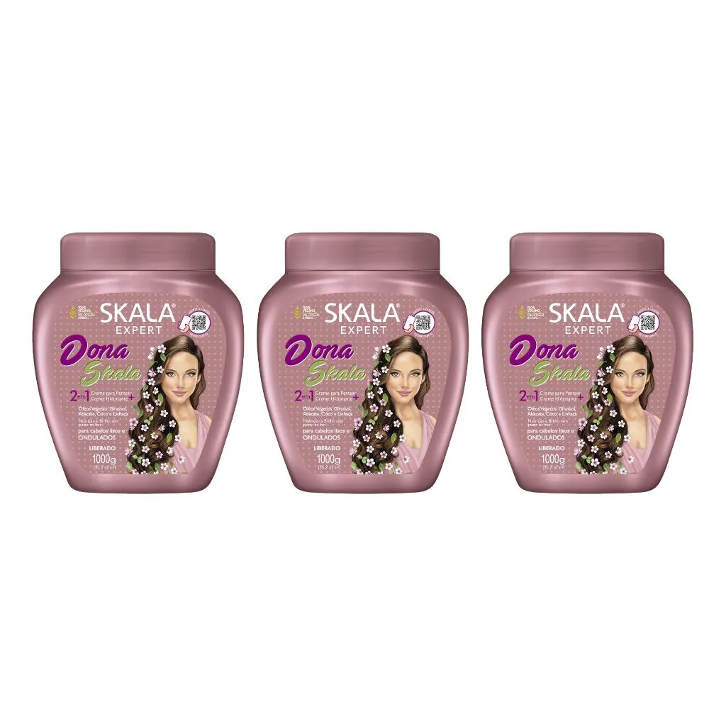 Creme Skala 1kg Dona Skala-Kit C/3un