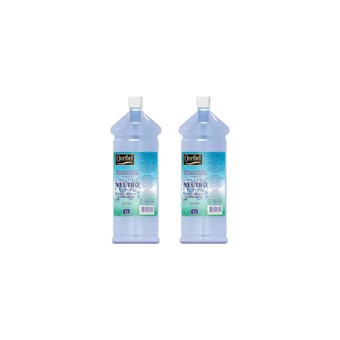 Sabonete Liquido Ouribel 2000ml Neutro Perfumado - Kit C/2un