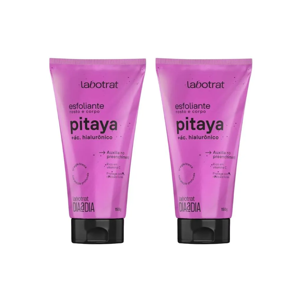 Esfoliante Labotrat Corpo e Rosto 150g Pitaya - Kit C/ 2un