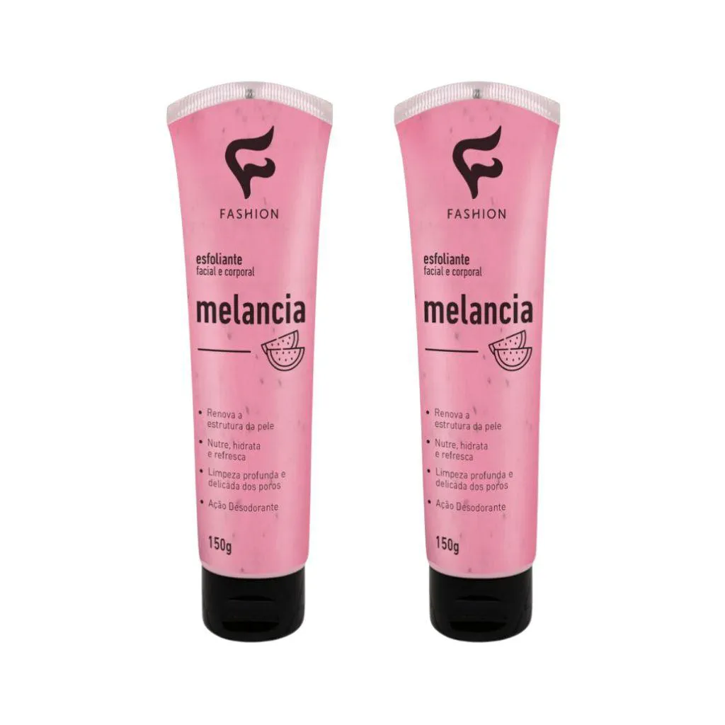 Esfoliante Fashion Facial e Corporal 150g Melancia - 2un