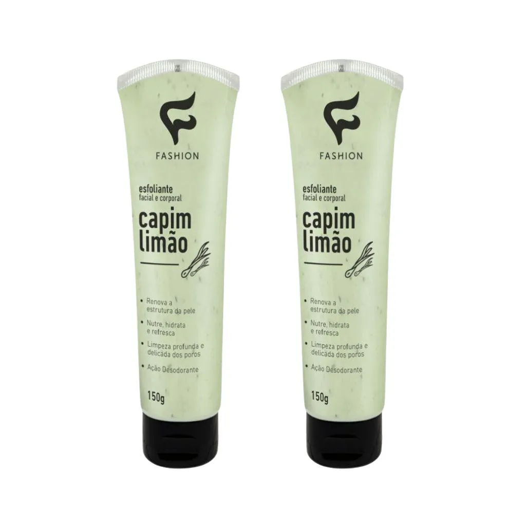 Esfoliante Fashion Facial e Corporal 150g Capim Limao - 2un