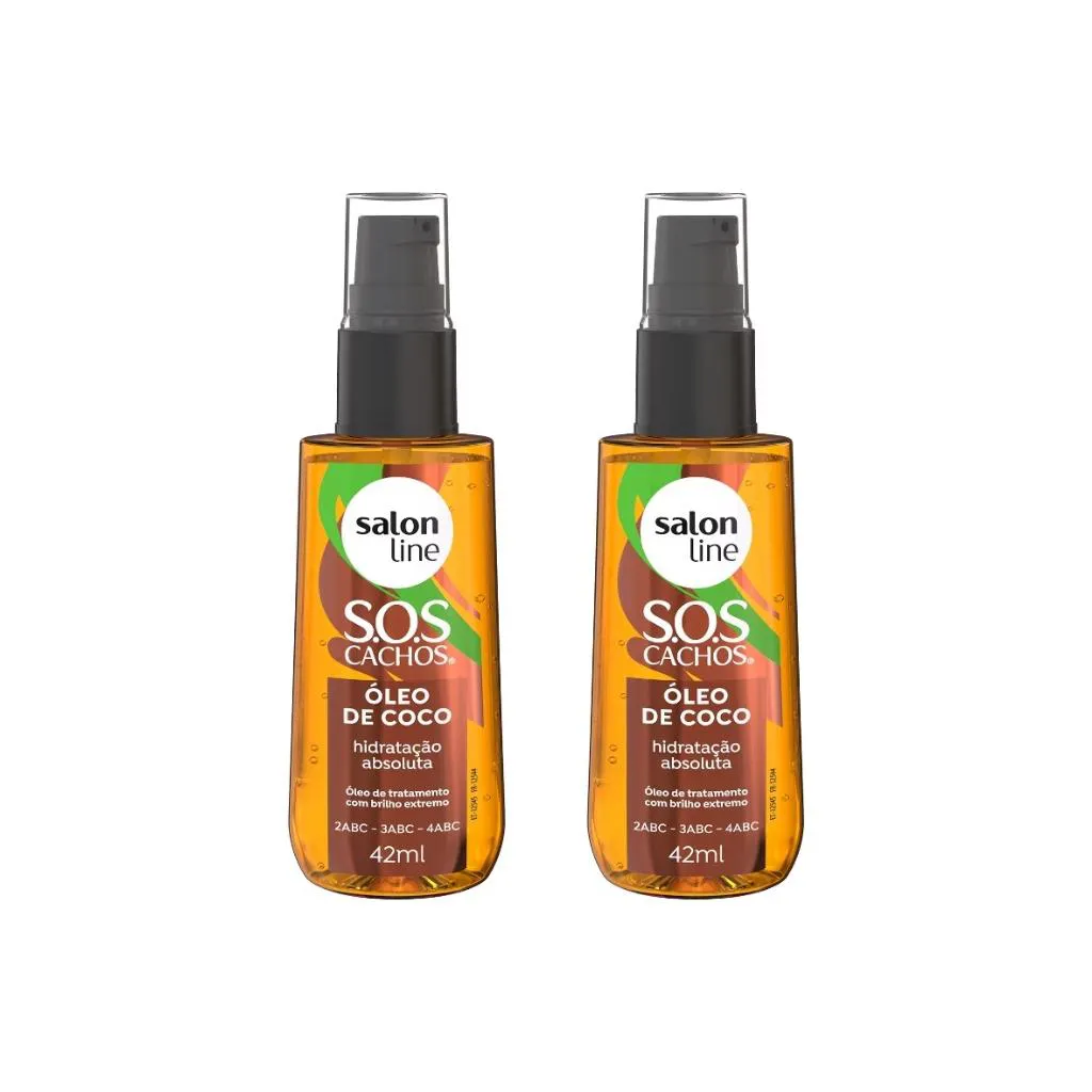 Oleo Salon line Sos Oleo de Coco 42ml - Kit C/ 2un