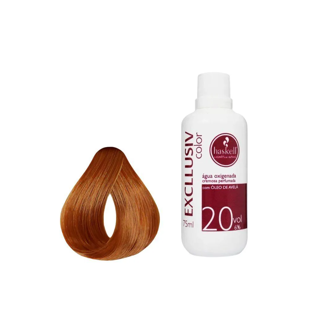 Kit Coloração Haskell Excllusiv 7.34+Água Oxig Haskell 20vol