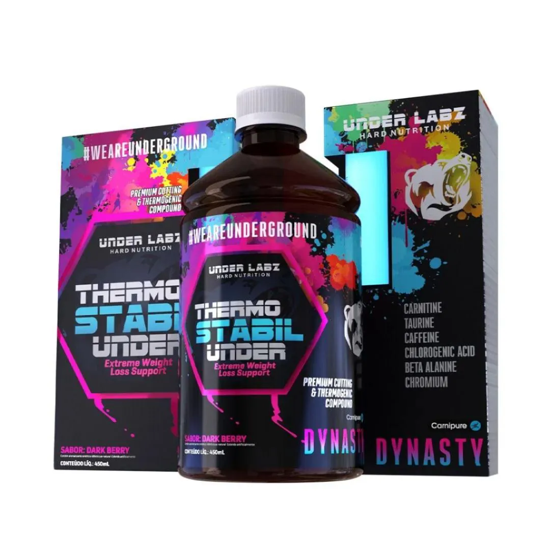 Termogênico Thermostabil Under 450ml Sabor Dark Berry Under Labz
