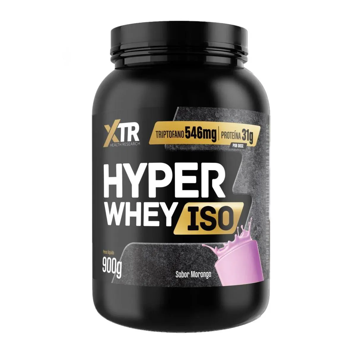 Whey Hyper Whey Iso Sabor Morango Pote 900g XTR