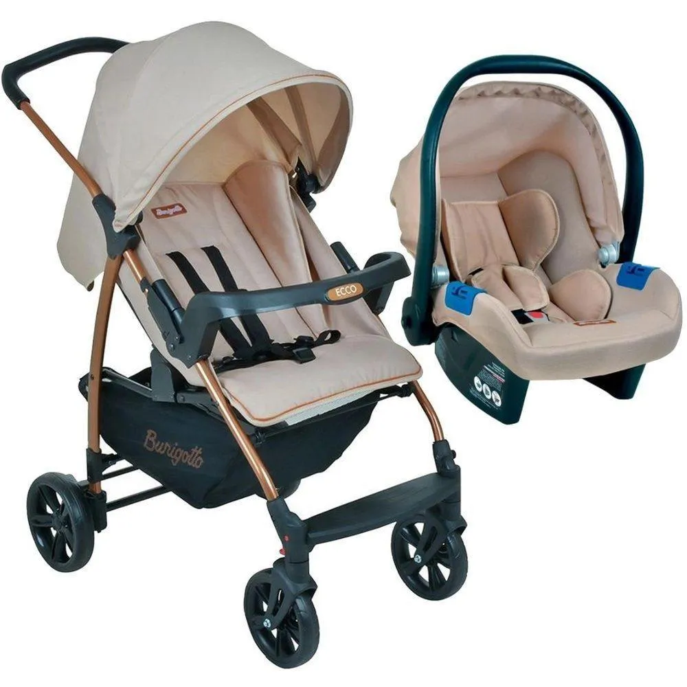 Carrinho De Bebe Ecco Mon Amour + Cadeira Touring X