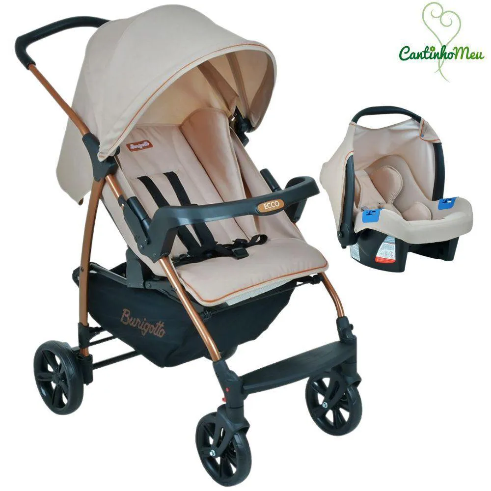 Carrinho Ecco Mon Amour + Cadeira Touring X - Burigotto