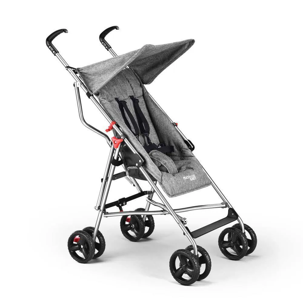 Carrinho De Bebê Guarda-chuva Pocket 6m-15kgs Cinza Multikids Baby - Bb328 Cinza Nao Se Aplica