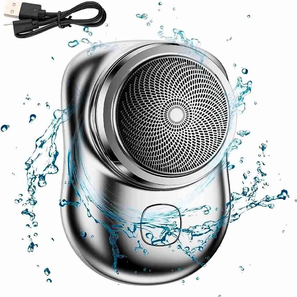 Barbeador Elétrico Portátil Recarregavel Tamanho:único;gênero:masculino;cor:cinza