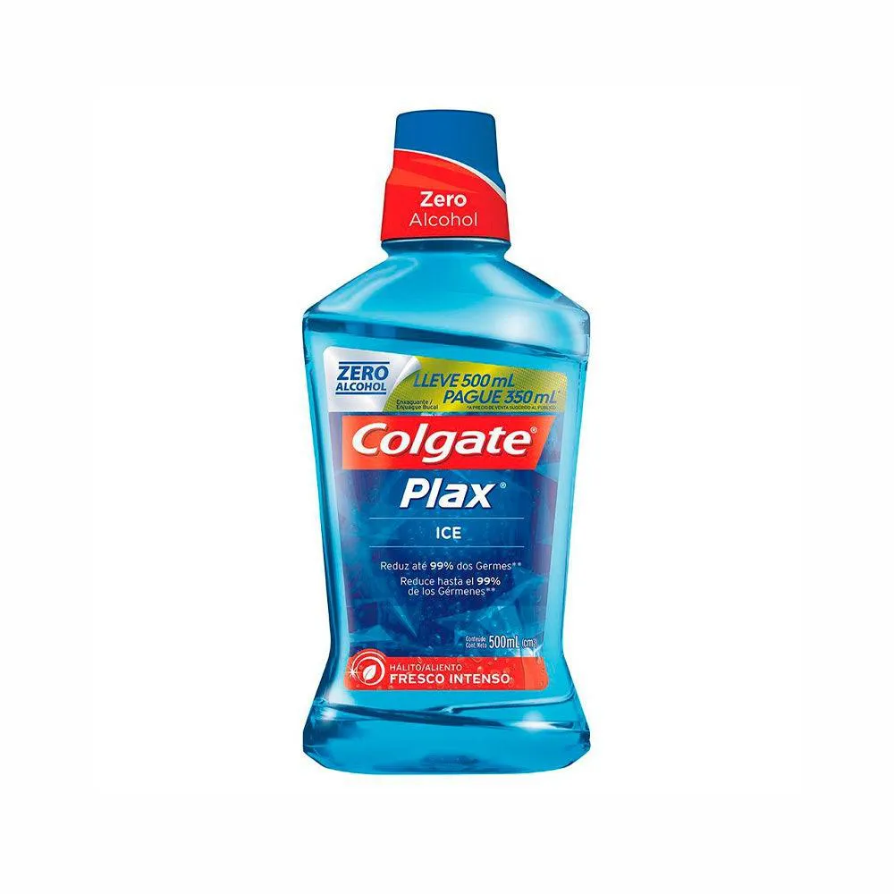 Enxaguante Bucal Colgate Plax Ice Lv500ml Pg350ml