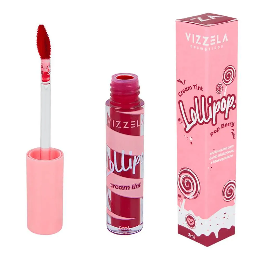 Cream Tint Vizzela Lollipop POP Berry