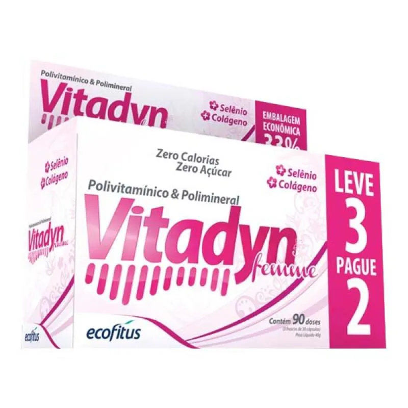 Vitadyn Femme L3/P2 90Cps - Ecofitus