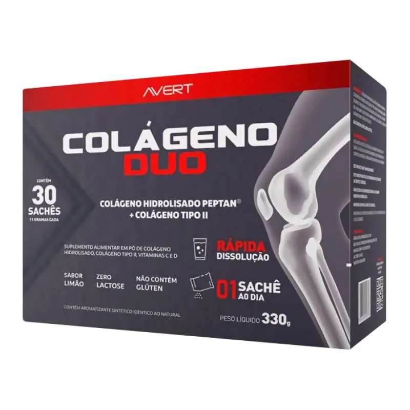 Suplemento Colágeno Duo 30 Sachês - Avert