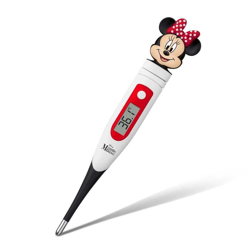 Termômetro Multilaser Minnie Ponta Flexível - Hc079 Branco