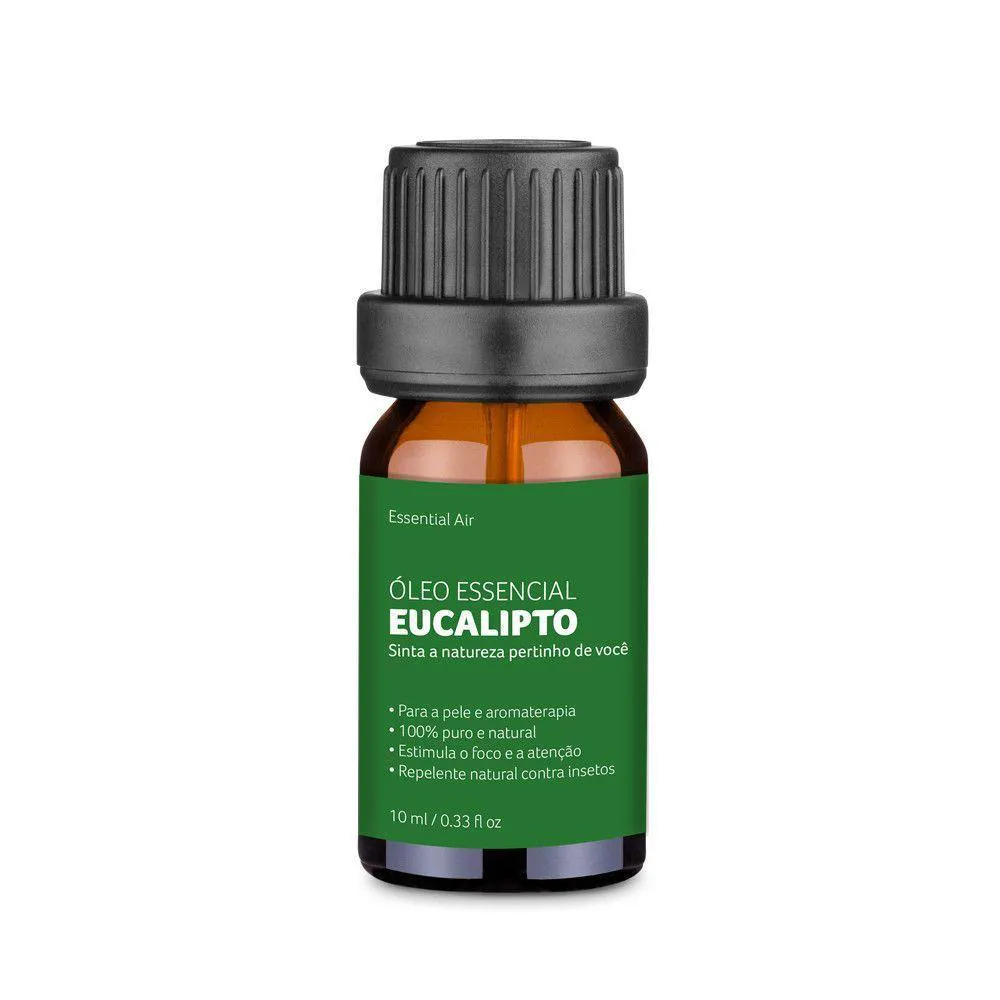 Óleo Essencial De Eucalipto Bem-estar 10ml Saúde Hc128 Verde