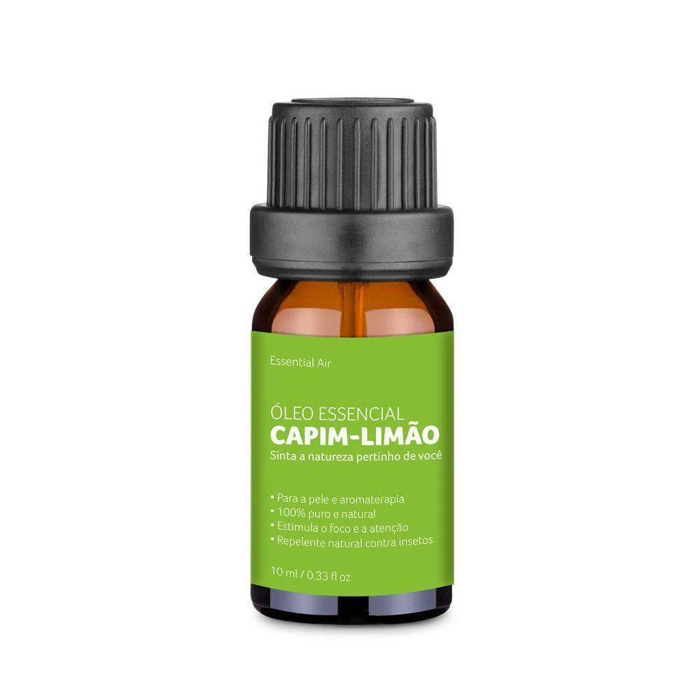 Óleo Essencial De Capim Limão Bem-estar 10ml Multilaser Saúde - Hc126 Verde