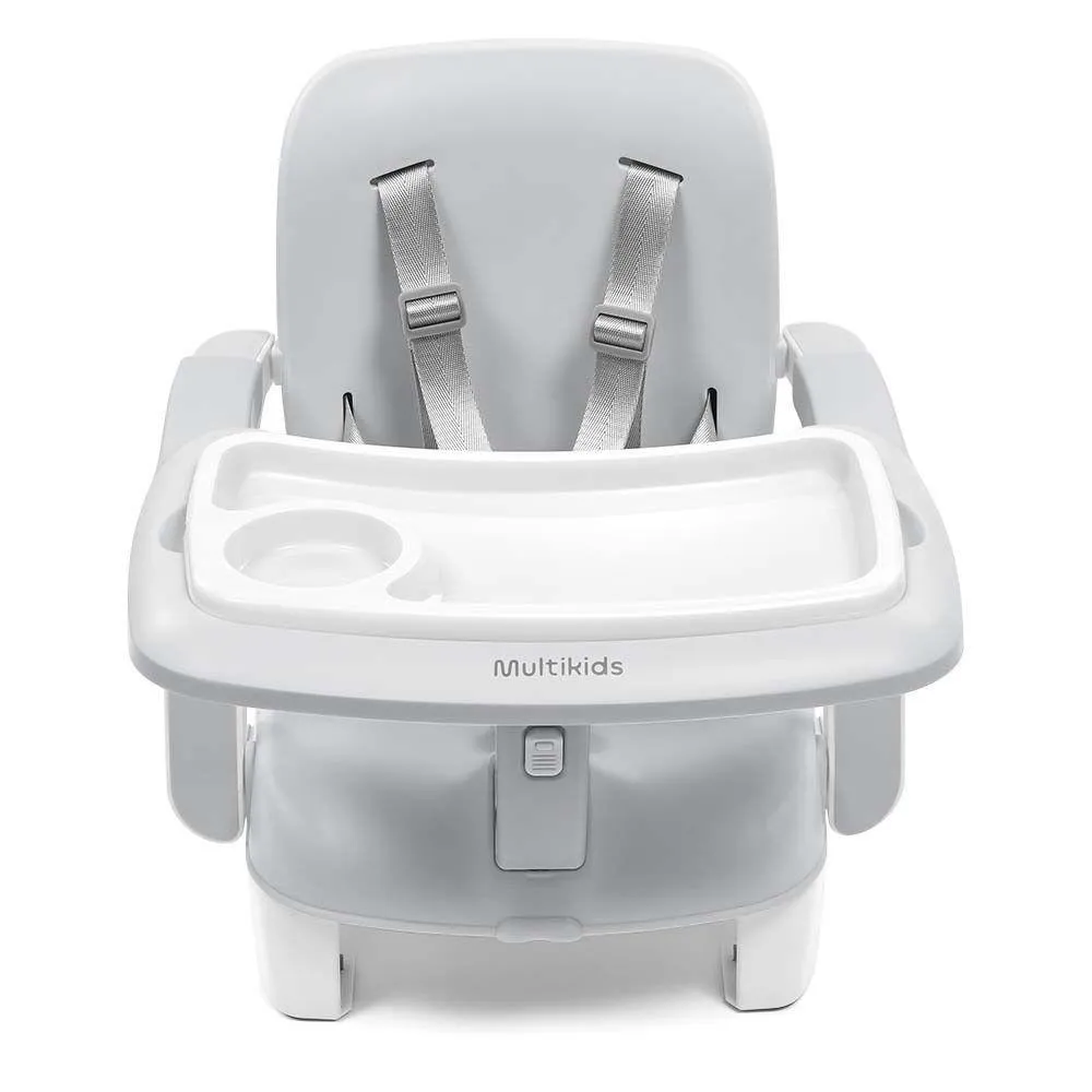 Cadeira De Alimentação Portátil Lollipop 6M 15Kg Cinza Multikids Baby - Bb475 Cinza