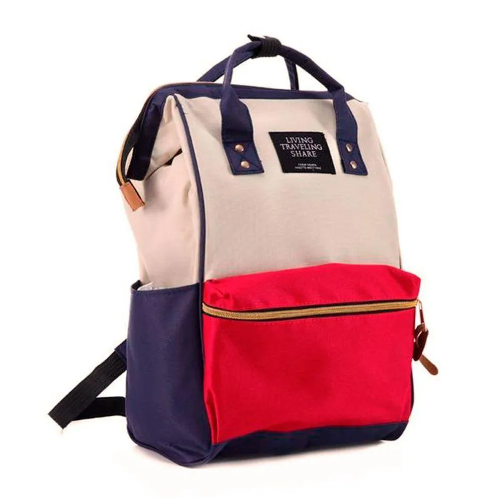 Bolsa Mochila Maternidade Mamãe Bebê Multifunção Gênero:feminino;tamanho:único;cor:vermelho