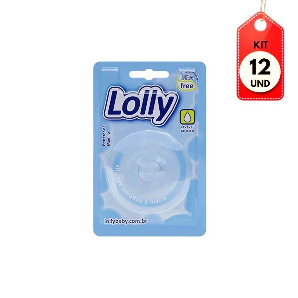 Kit C-12 Lolly Protetor De Mamilo