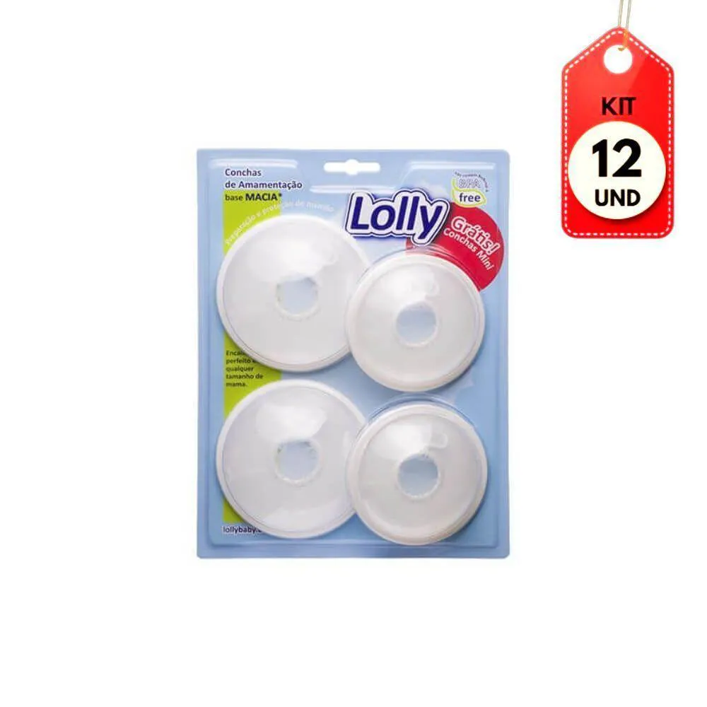 Kit C-12 Lolly Concha De Amamentação Macia