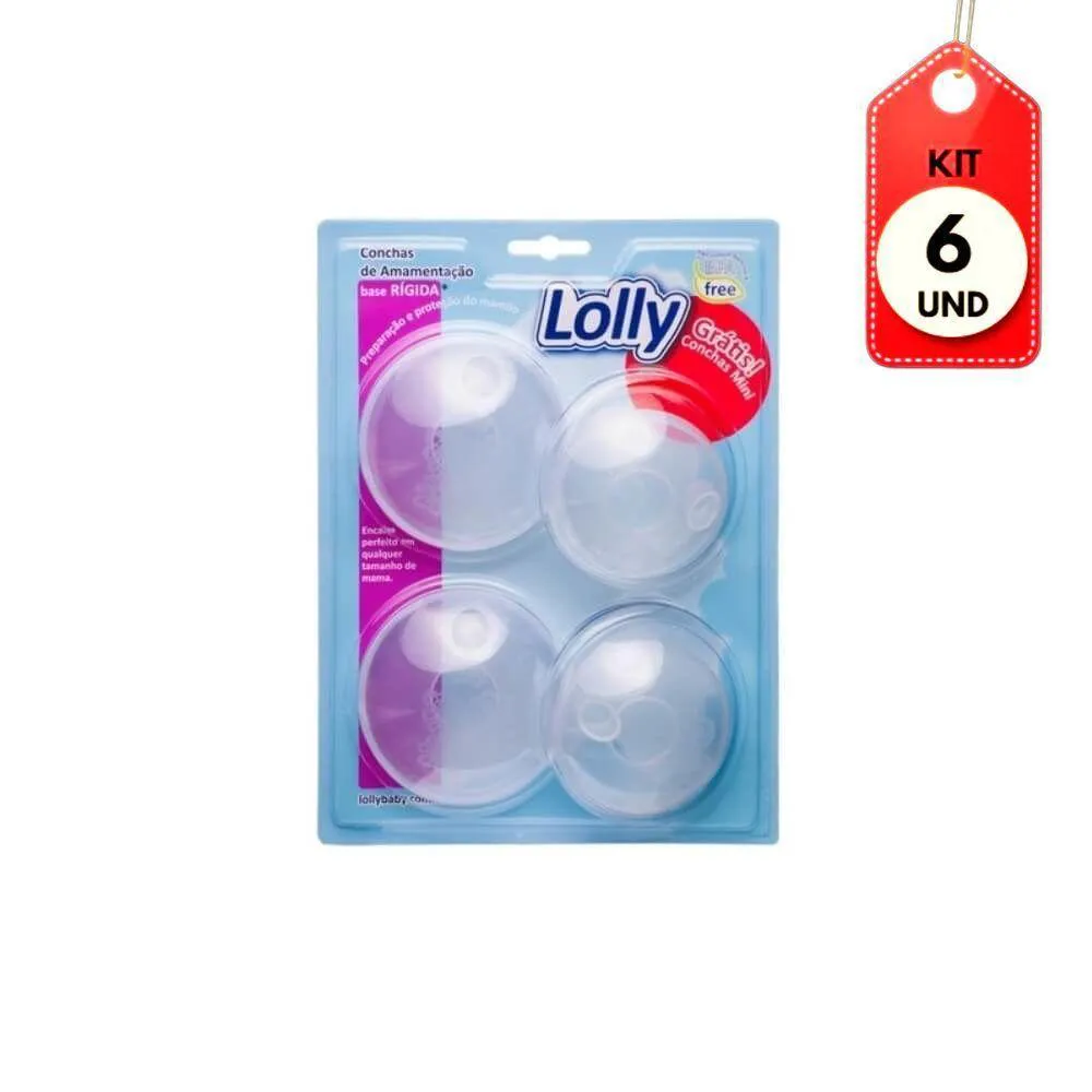 Kit C-06 Lolly Concha De Amamentação Rígida