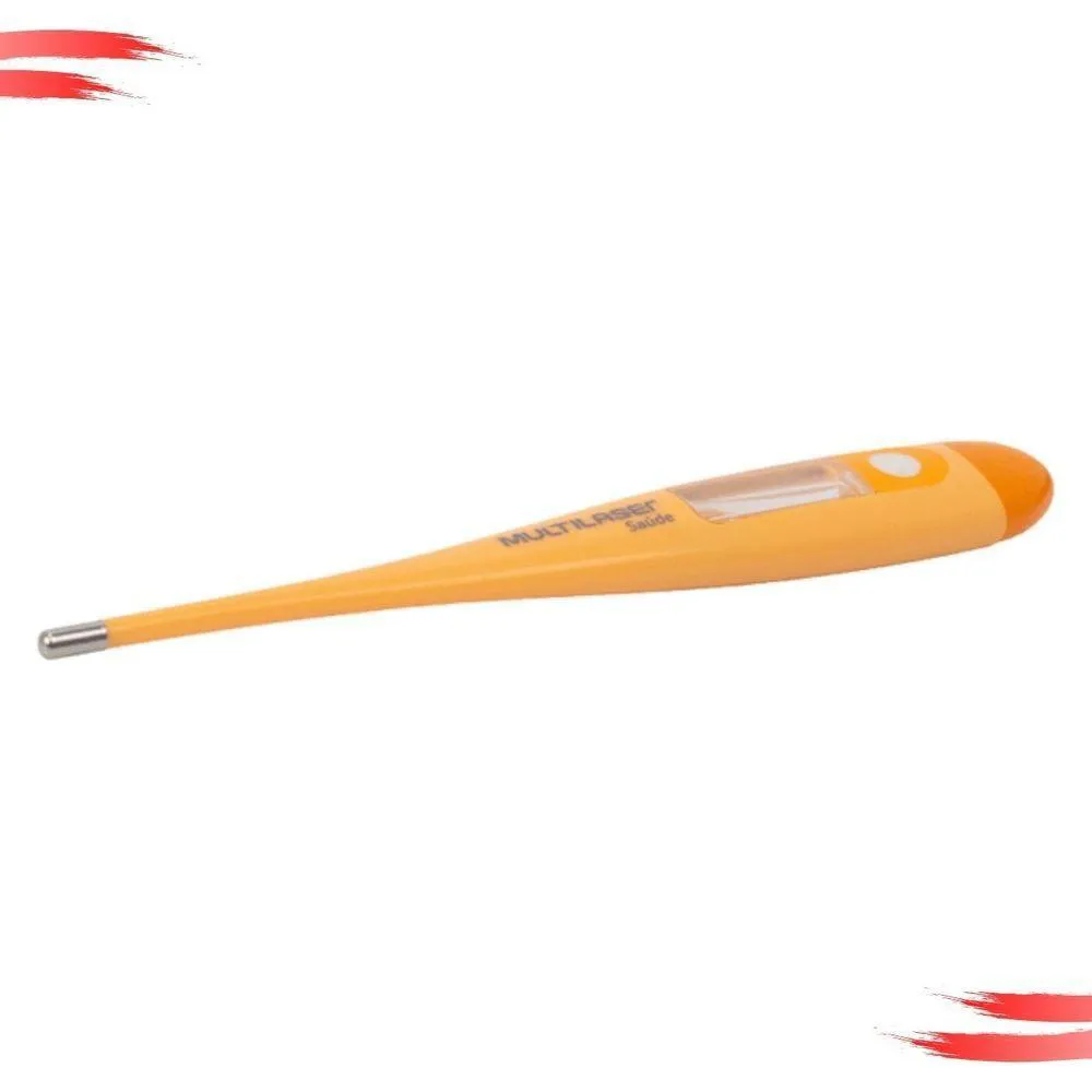 Termômetro Digital Multilaser Cor Laranja